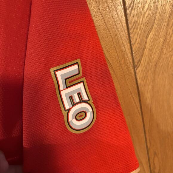 FB Battery Red Soccer Jersey Polo Shirt Large - Picture 5 of 8